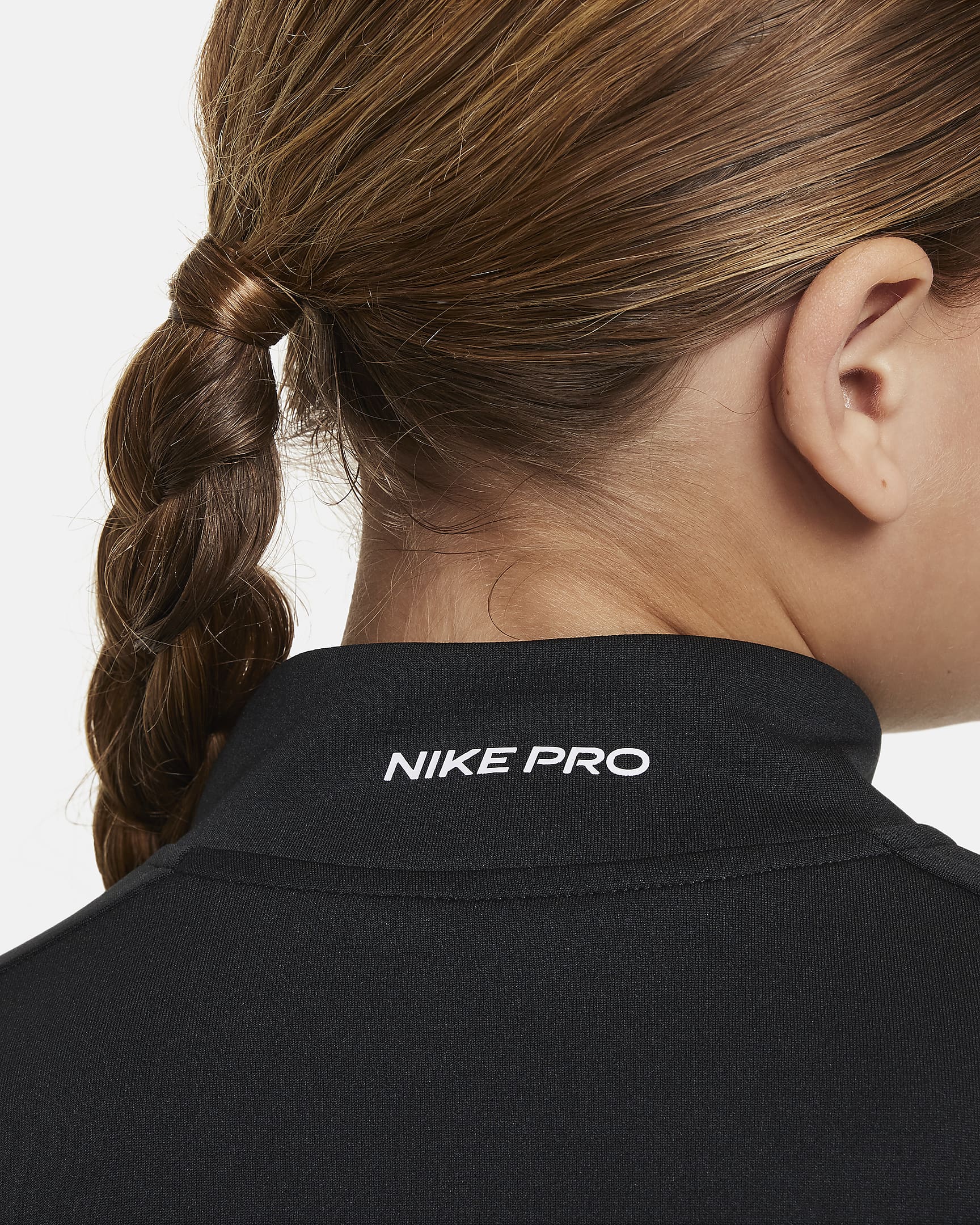 Haut Manches Longues Et Demi Zip Nike Pro Dri Fit Pour Fille Nike Ca